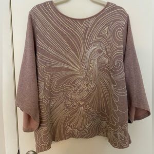 Beaded Anthropologie shirt